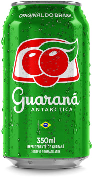 10 unidades - Refrigerante Guaraná Antártica 350ml 