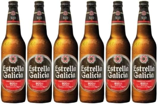 Pack de Estrella Galicia Galicia Pilsen 600ml 6 Unidades