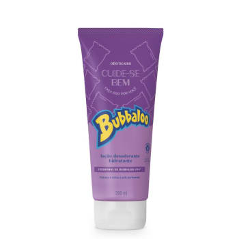 Loção Hidratante Desodorante Corporal Cuide-se Bem Bubbaloo Uva 200ml