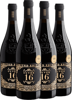 Kit 4 Cuvée 16 Limited Edition Vino Rosso d'Italia por R$111,92 cada garrafa com cupom