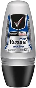 10 Unidades Desodorante Antitranspirante REXONA Masculino Rollon ACTIVE DRY 50ml, Rexona