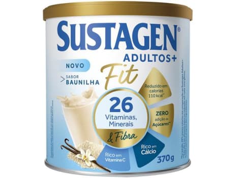 Complemento Alimentar Sustagen Baunilha Adulto Fit - 370g - Magazine Ofertaesperta