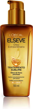 ELSÉVE Óleo Capilar L'Oréal Paris Elseve Óleo Extraordinário 100Ml - Leave In Anti Frizz Protetor Térmico Tratamento Reconstrutor Para Todos Os Tipos De Cabelo