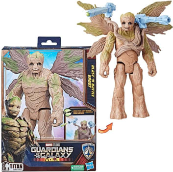 Boneco Groot Blast 'N Battle Marvel