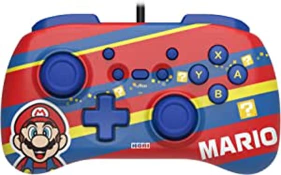 HORI Nintendo Switch HORIPAD Mini (Mario) Wired Controller Pad - Officially Licensed By Nintendo