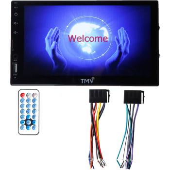 Central multimídia universal espelhamento celular touch screen LCD 7 polegadas - TMV
