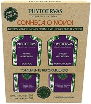 Kit Shampoo + Condicionador Phytoervas Antiqueda 250ml