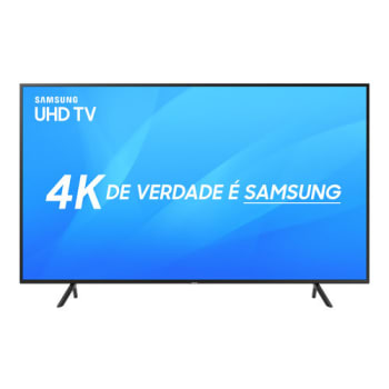 Smart TV Led 43" Samsung Ultra HD 4k 43NU7100 com Conversor Digital 3 HDMI 2 USB Wi-Fi HDR Premium Smart Tizen