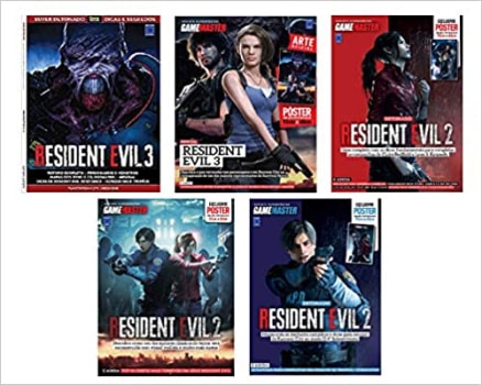 Coleção Livro Resident Evil + 4 SuperPôster - Editora Europa