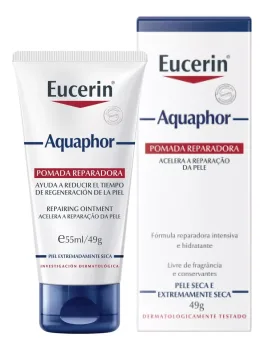 Eucerin Aquaphor Pomada Reparadora Dia E Noite 49g Fragrância Neutro Tipo De Embalagem Pote