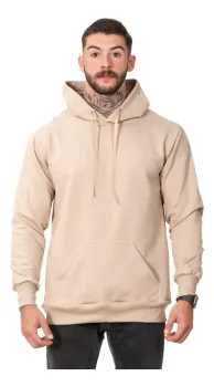 Moletom Liso Masculino Flanelado Blusa De Frio Com Capuz