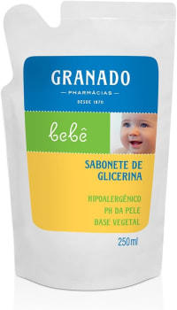 2 Unidades — Granado Sabonete Líquido Bebê Tradicional Refil - 250ml