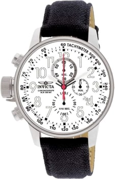 Invicta Relógio masculino 1514 I "Force Collection" de aço inoxidável com pulseira de tecido