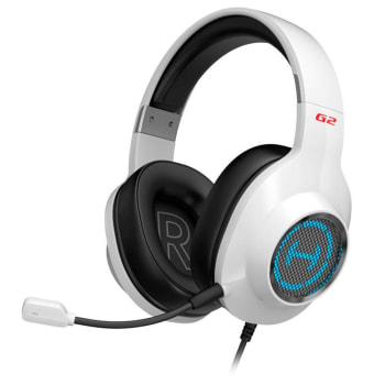 Headset Gamer Edifier G2 II Hecate, RGB, 7.1 Virtual Som Surround, Drivers 50mm, USB, Branco- G2II-WH