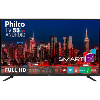 Smart TV LED 55" Philco PH55A17DSGWA Full HD com Conversor Digital 3 HDMI 2 USB Wi-Fi