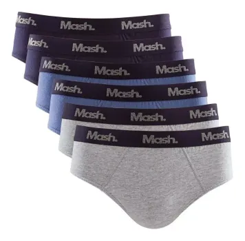 Kit 6 Cuecas Masculino Slip Mash de Algodão