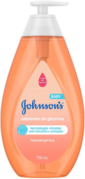 Sabonete Líquido de Glicerina Infantil Johnson's Baby Da Cabeça aos Pés 750ml