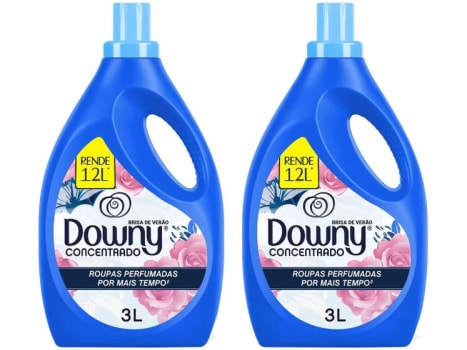 2 Unidades — Amaciante Downy Brisa de Verão Concentrado 3L