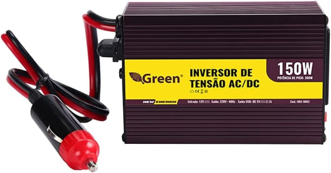 Green 002-0002 Inversor De Tensão 12V 150W USB 5V 2.1A, 220V