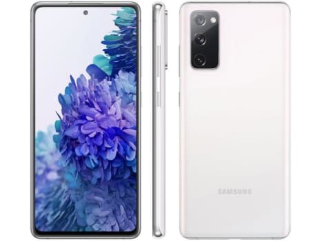 Smartphone Samsung Galaxy S20 FE 128GB Cloud White - 6GB RAM Tela 6,5” Câm. Tripla + Selfie 32MP - Magazine Ofertaesperta