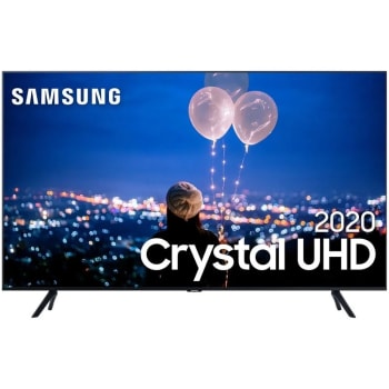 Samsung Smart TV 50" Crystal UHD 50TU8000 4K, Wi-fi, Borda Infinita, Alexa built in, Controle Único, Visual Livre de Cabos, Modo Ambiente Foto e Proce