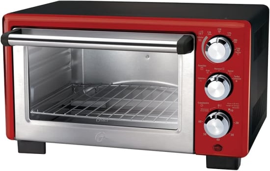 Oster Forno Elétrico Convection Cook 18L, 120ºC Até 230ºC, 1400W, 220V (Vermelho)