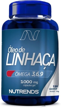 Óleo de Linhaça 1000Mg 120 Cápsulas, Nutrends