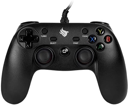 Controle Gamer com fio, Joystick, USB, Dualshock, Pichau GCX100, Controle compatível com PC,PS3 e Android, PG-CX100-BK