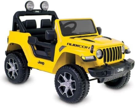 Veículo Elétrico Infantil Jeep Wrangler - Bandeirante (Amarelo)