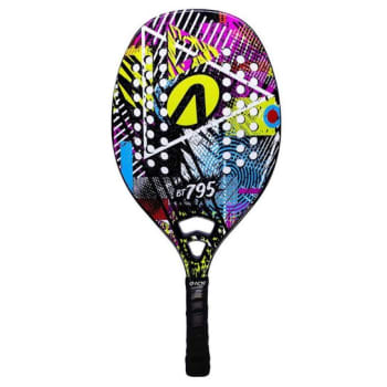 Raquete de Beach Tennis Carbono Acte BT795 - Azul Claro