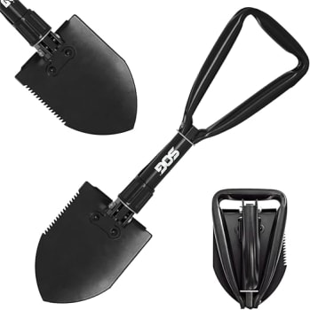 Pá dobrável SOG Entrenching Tool F08-N, com bolsa de transporte, 46 cm, preto