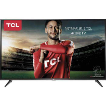 Smart TV LED 65" TCL P65US Ultra HD 4K HDR 65P65US com Wifi Integrado 3 HMDI 2 USB