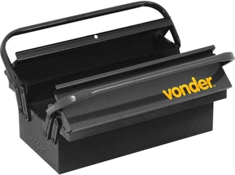 Vonder Caixa Metálica Para Ferramentas Com 3 Gavetas 40 X 19 X 16 Cm