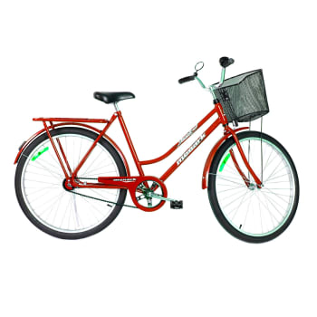 Bicicleta Monark Aro 26 - Tropical CP Lazer Vermelha