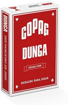 Baralho Dunga Naipe Convencional - Vermelho - Copag