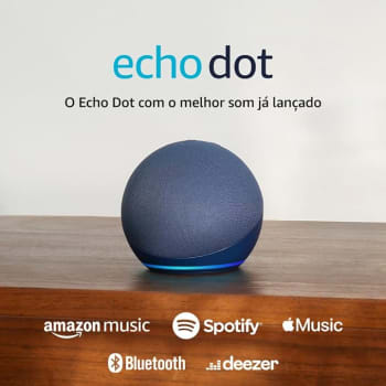 Echo Dot 5ª geração | O Echo Dot com o melhor som já lançado | Cor Azul