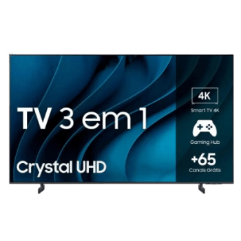 Smart TV Samsung 43" Crystal UHD 4K 2023 Painel Dynamic Crystal Color - UN43CU8000GXZD