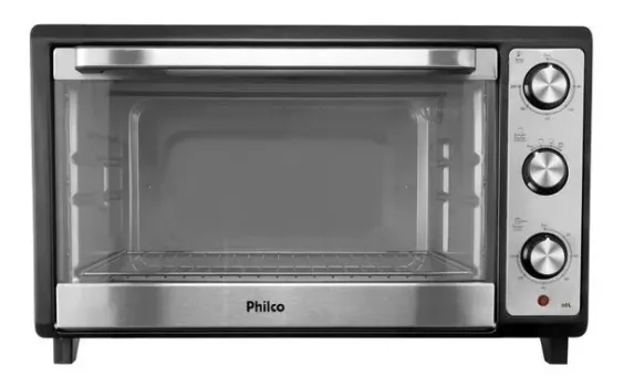 Forno de bancada elétrico Philco PFE60I 60L prateado 127V