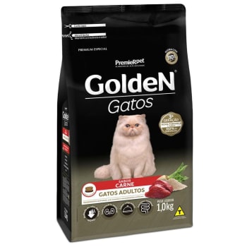 Ração Golden Gatos Adultos Carne 10,1kg