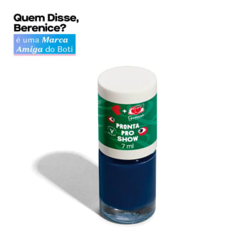 Esmalte Azul Emoção Quem Disse, Berenice? Guaraná Antarctica 7ml