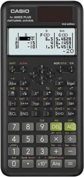 Casio Calculadora científica padrão FX-300ESplus2 2ª edição, preto