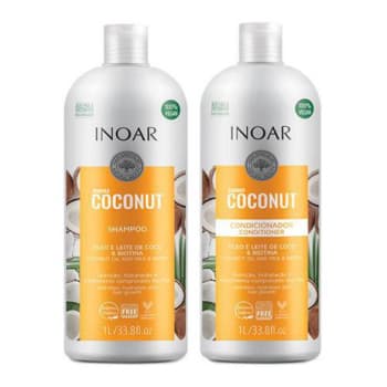 Kit Shampoo + Condicionador - Inoar Bombar Coconut - Magazine Ofertaesperta