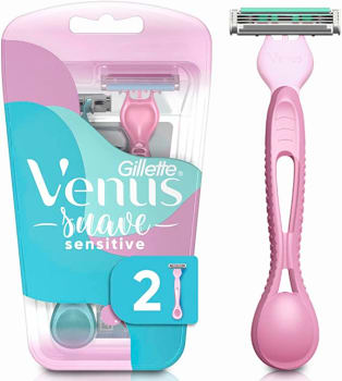 10 Unidades de Aparelho de Depilar Gillette Venus Suave Sensitive 2 Unidades