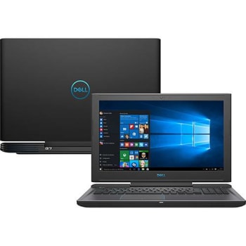 Notebook Dell Gaming G7 7588-A40P Intel Core 8º i7 16GB (GeForce GTX 1060 6GB) 1TB 256GB SSD Tela Full HD 15,6" Windows 10 - Preto