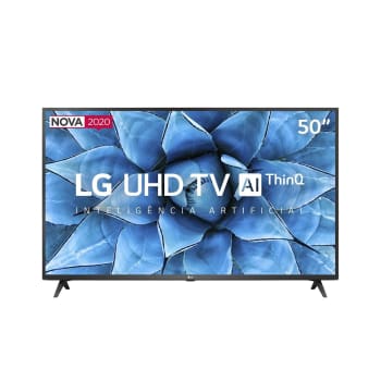 Smart TV 4K LED 50” LG 50UN7310 Wi-Fi Bluetooth 3 HDMI 2 USB - 50UN7310PSC