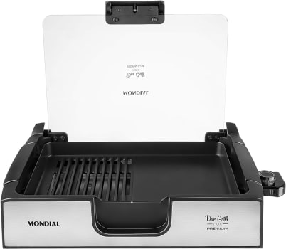 Chapa Due Grill Premium MONDIAL, 1270W, 110V (Preto/Inox)