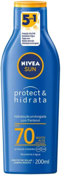 Protetor Solar NIVEA SUN Protect & Hidrata FPS70 200ml, Nivea