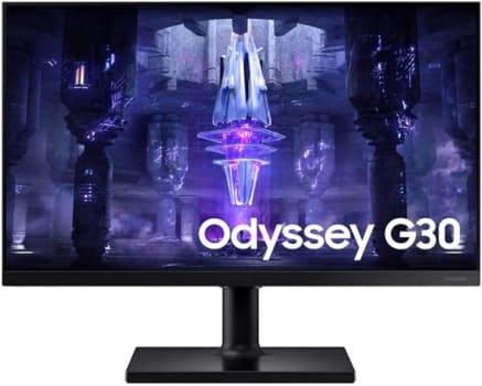 Monitor Gamer Samsung Odyssey G30 24" FHD 144Hz FreeSync Premium HDMI/Displayport Ajuste de altura - LS