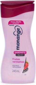 Sabonete Líquido Frutas Vermelhas 240Ml, Monange