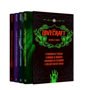 Grandes Obras De H.P Lovecraft | Box Com 4 Livros – 31 Outubro 2022